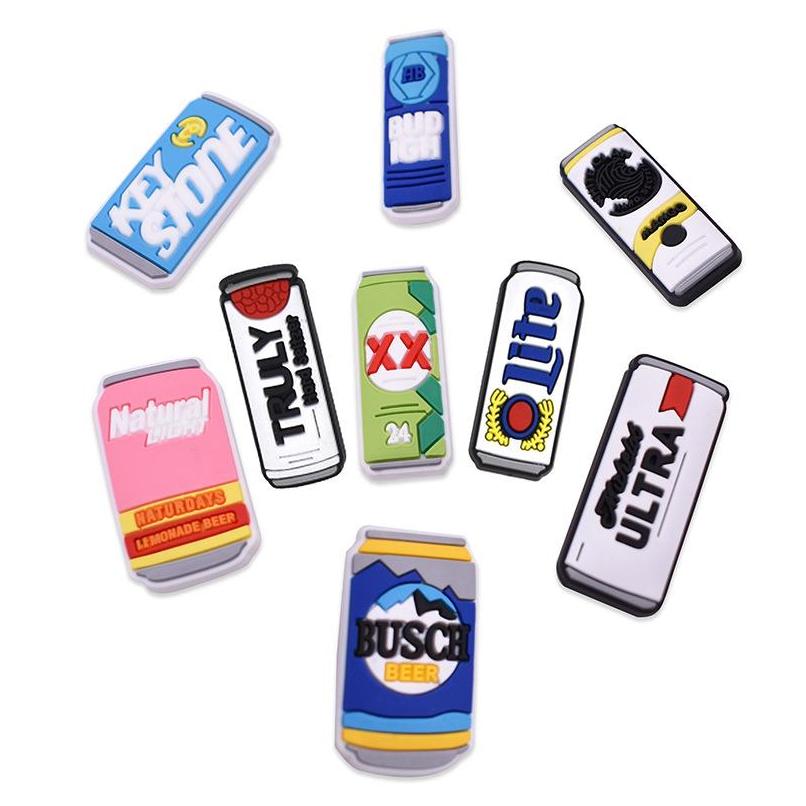 Shoe Parts Accessories Wholesale Wine Beer Bootle Cloglog Charms Fit For Clog Shoes And Wristband Bracelet Decoration Kids Teen Adty Dhzjf