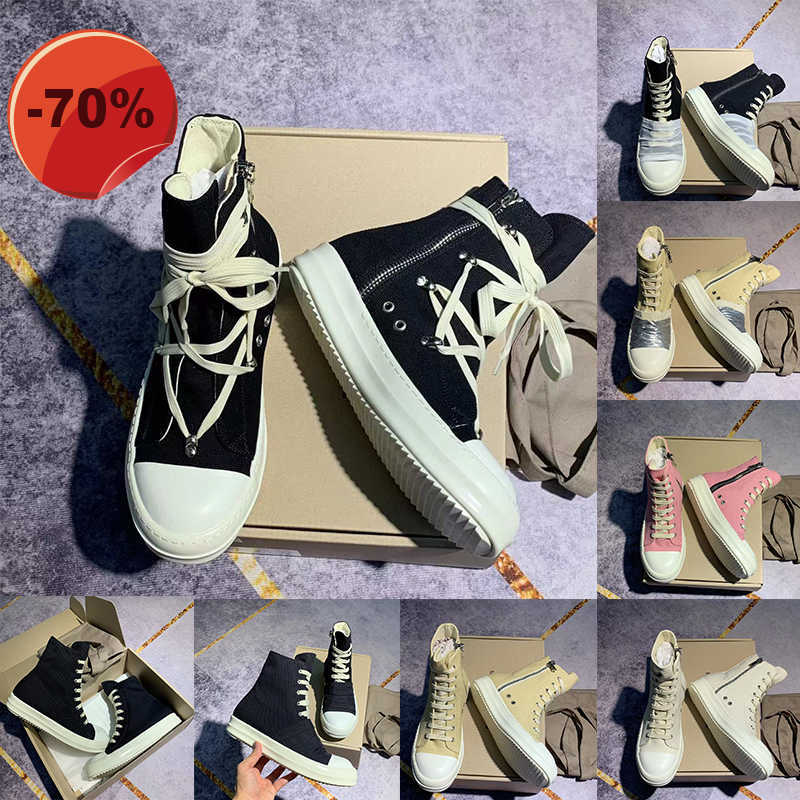 Boots Canvas Ricks Boots High Low Top Lace Up Mens Womens Fashion Luxury Designer Booties With Zipper Perforation Ankle Winter Shoes Owen Casual
Boots Canvas Ricks Boots High Low Top Lace Up Mens Womens Fashion Luxury Designer Booties With Zipper Perforation Ankle Winter Shoes Owen Casual