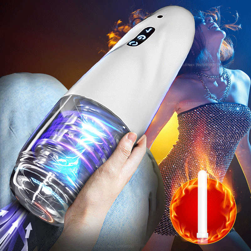 Masseur automatique Toys Male Silicone Vagin Rotation Masturbator Cup Real Pussy Pocked Pocket Adult for Men Mastubation Sex Machines