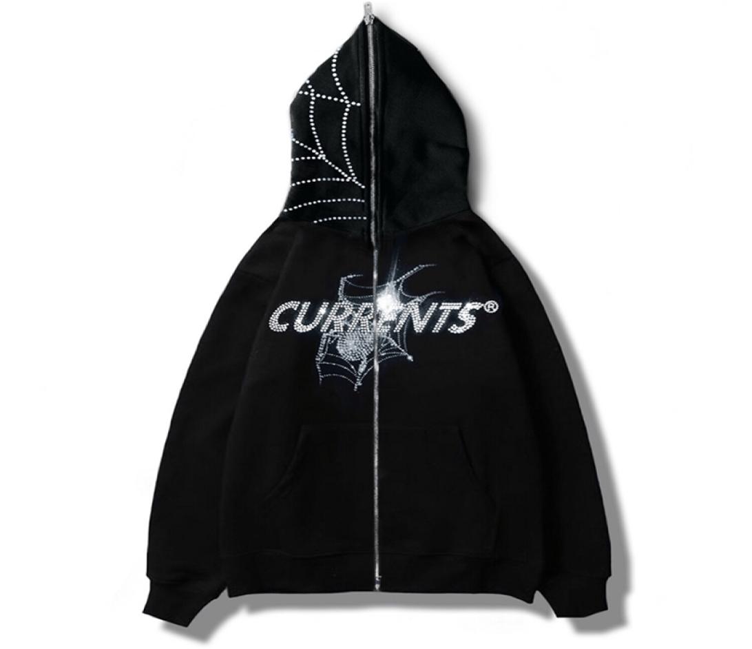 Mens Hoodies Sweatshirts Spider Diamond Men Zipper Hoodie Gothic Letter graphic punk clothes Teen Oversized Sweatshirts zip up Str7836683, Black
Mens Hoodies Sweatshirts Spider Diamond Men Zipper Hoodie Gothic Letter graphic punk clothes Teen Oversized Sweatshirts zip up Str7836683, Black
