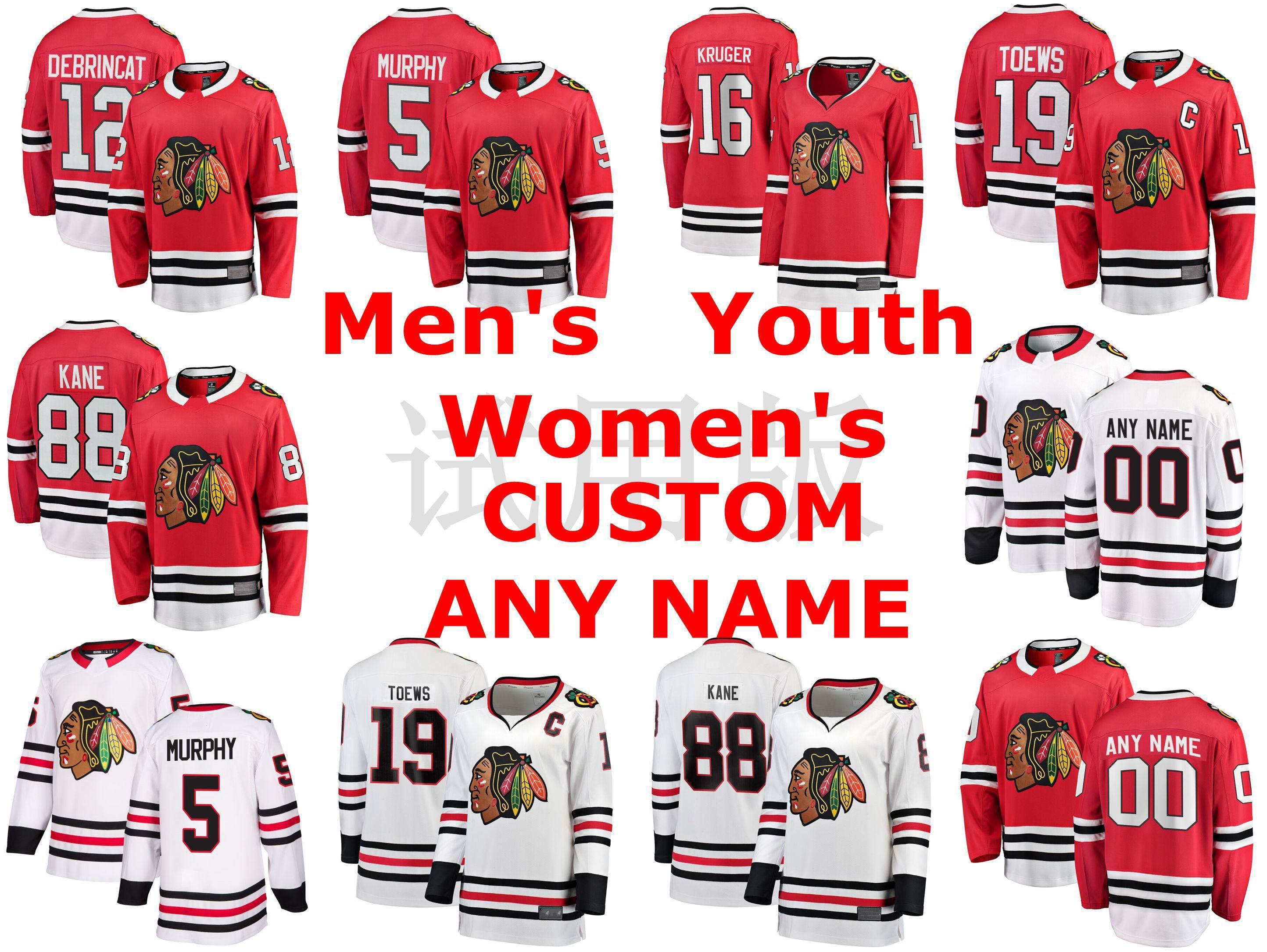 

Chicago Blackhawks Jerseys Patrick Kane Jersey Jonathan Toews Marcus Kruger Alex DeBrincat Connor Murphy Ice Hockey Jerseys Custom Stitched, Youth white 2019 golden edition