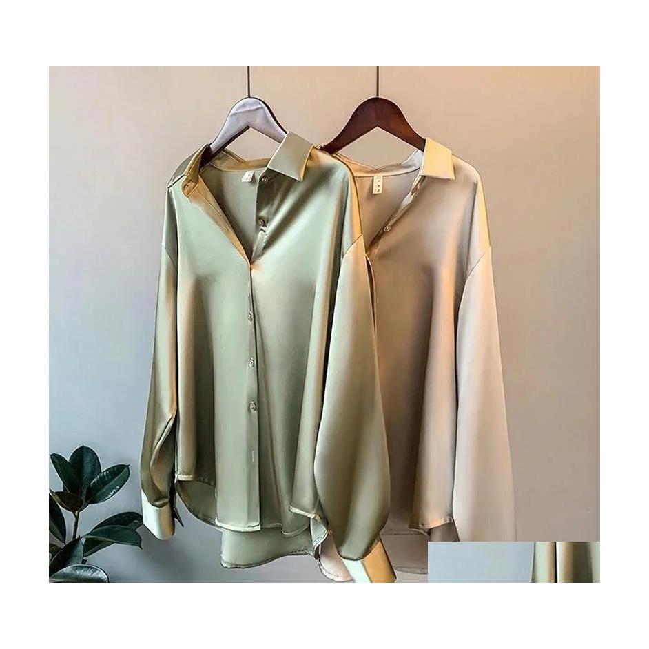 Women' Blouses Shirts Spring Womens Clothing Silk Shirt Vintage Blouse Women Sheer Top Longsleeve Dress Plus Size Woman Overshirt Dhouy, White
Women' Blouses Shirts Spring Womens Clothing Silk Shirt Vintage Blouse Women Sheer Top Longsleeve Dress Plus Size Woman Overshirt Dhouy, White