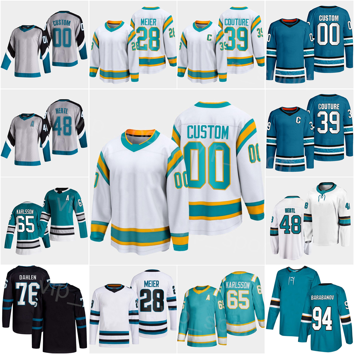 Men Kids Women Hockey 65 Erik Karlsson Jersey Reverse Retro 48 Tomas Hertl 39 Logan Couture 76 Jonathan Dahlen 83 Matt Nieto 73 Noah Gregor Jasper Weatherby Timo Meier, Grey
Men Kids Women Hockey 65 Erik Karlsson Jersey Reverse Retro 48 Tomas Hertl 39 Logan Couture 76 Jonathan Dahlen 83 Matt Nieto 73 Noah Gregor Jasper Weatherby Timo Meier, Grey