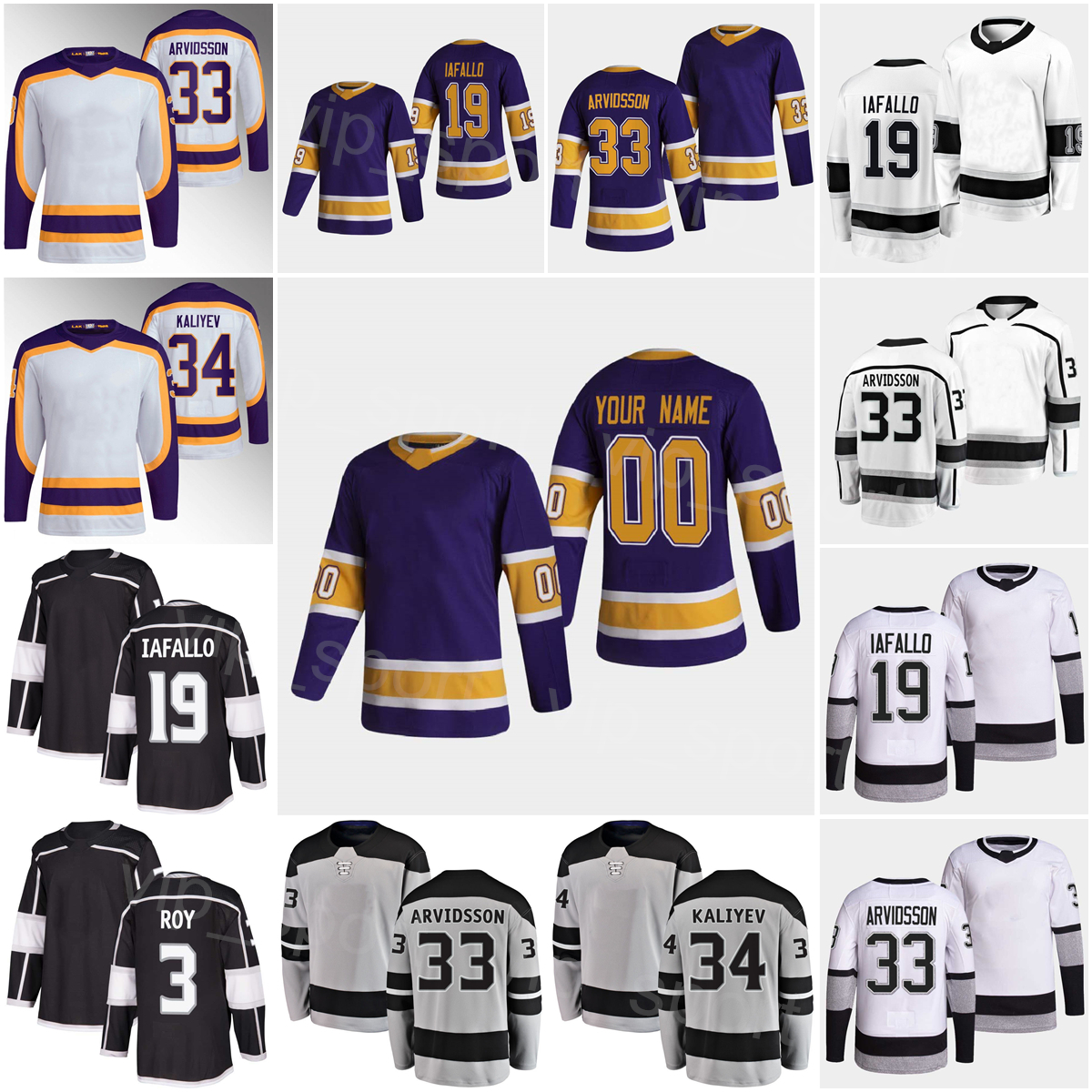 Reverse Retro Hockey 7 Tobias Bjornfot Jersey 44 Mikey Anderson 33 Viktor Arvidsson Arthur Kaliyev Alex Iafallo Matt Roy Blake Lizotte Sean Durzi Custom Name Number, Purple
Reverse Retro Hockey 7 Tobias Bjornfot Jersey 44 Mikey Anderson 33 Viktor Arvidsson Arthur Kaliyev Alex Iafallo Matt Roy Blake Lizotte Sean Durzi Custom Name Number, Purple