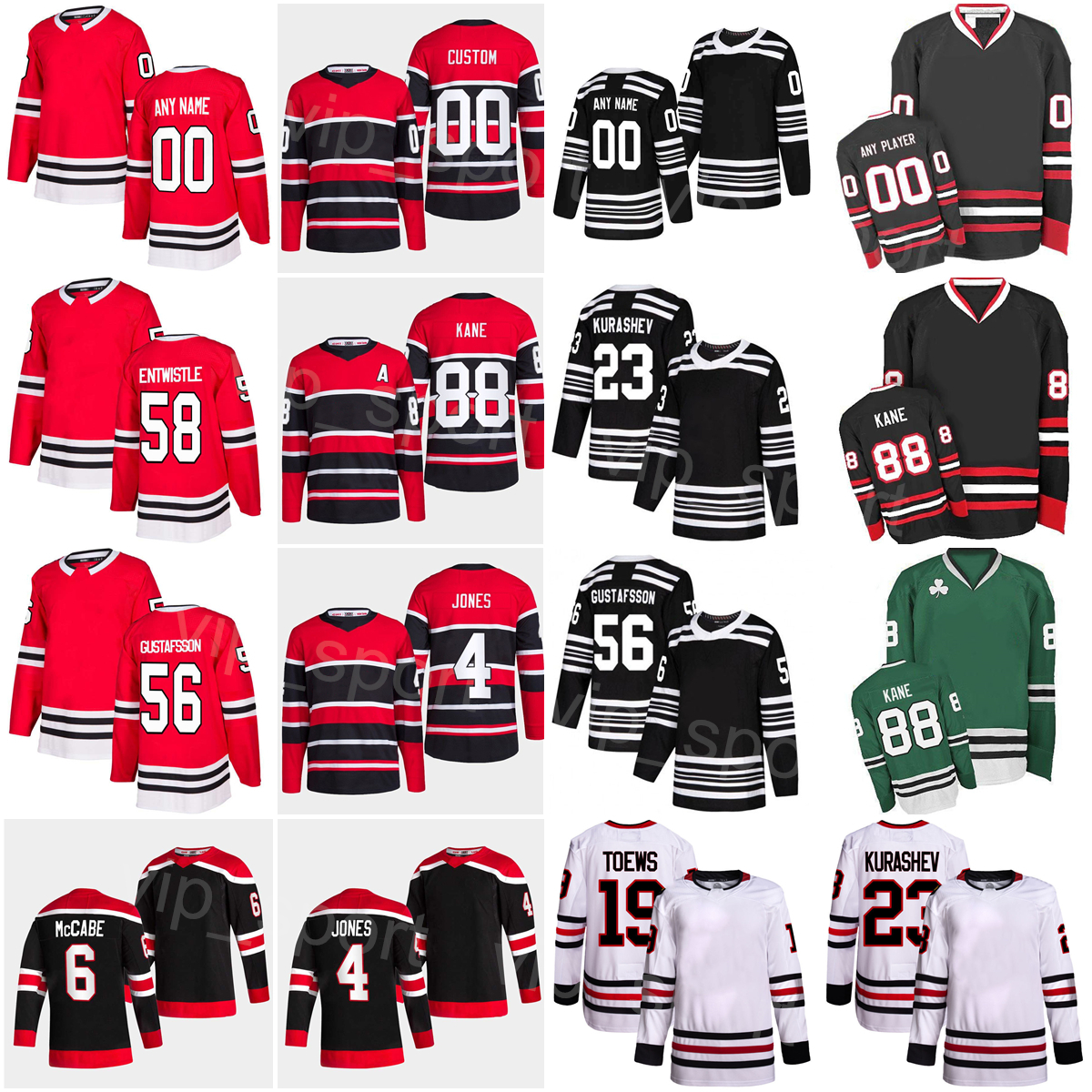 Man Woman Youth Hockey Reverse Retro 56 Erik Gustafsson Jersey 6 Jake McCabe 58 MacKenzie Entwistle 88 Patrick Kane 19 Jonathan Toews 4 Seth Jones 23 Philipp Kurashev, White
Man Woman Youth Hockey Reverse Retro 56 Erik Gustafsson Jersey 6 Jake McCabe 58 MacKenzie Entwistle 88 Patrick Kane 19 Jonathan Toews 4 Seth Jones 23 Philipp Kurashev, White