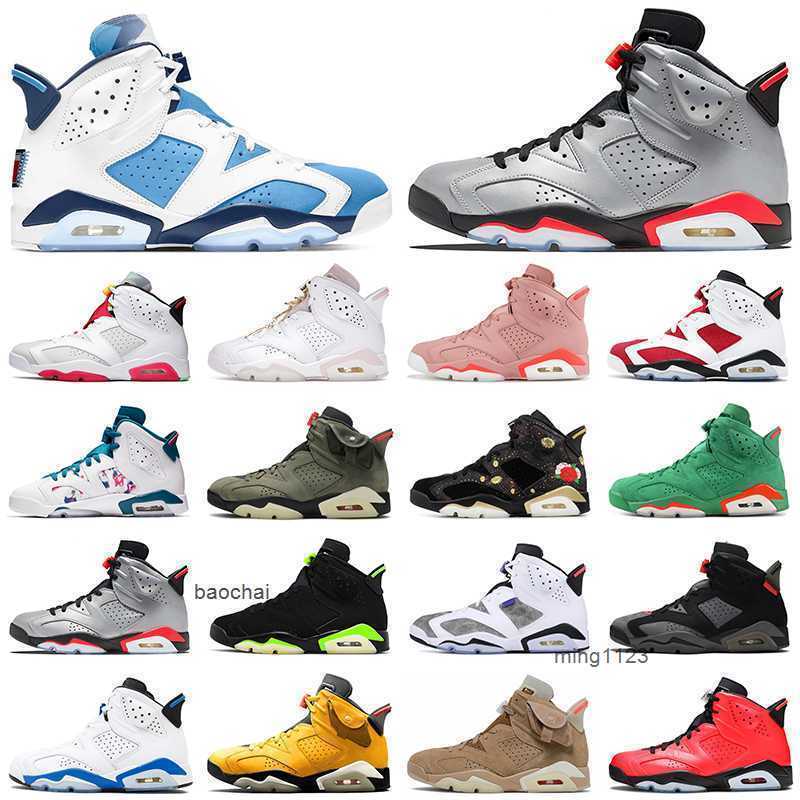 6 6s basketball shoes UNC Millennial Pink British Khaki Green Abyss Flint HARE Olive Chrome carmine women mens trainers sports sneakers size