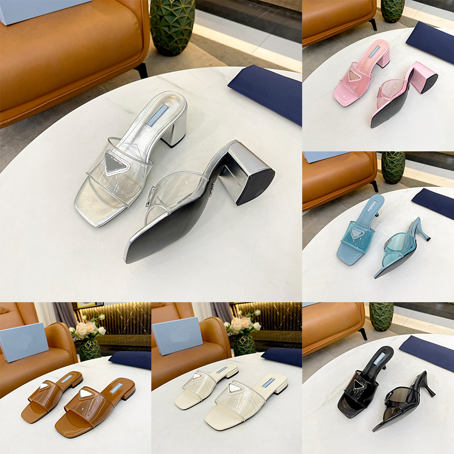 Designer Slippers Plexiglass Heels Women Flats Fashion Milano Slides Chunky High Heel Gold Silver Metallic Leather Insole Slippers2243738
Designer Slippers Plexiglass Heels Women Flats Fashion Milano Slides Chunky High Heel Gold Silver Metallic Leather Insole Slippers2243738