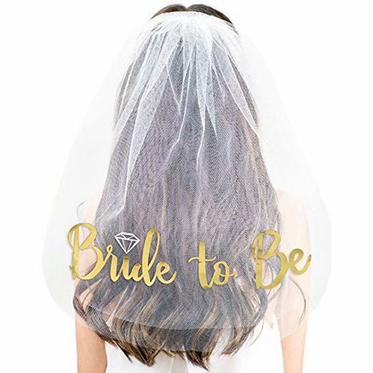 Glitter Bride To Be Wedding Veil Veils double layers for Bridal Party Decorations Accessories
Glitter Bride To Be Wedding Veil Veils double layers for Bridal Party Decorations Accessories