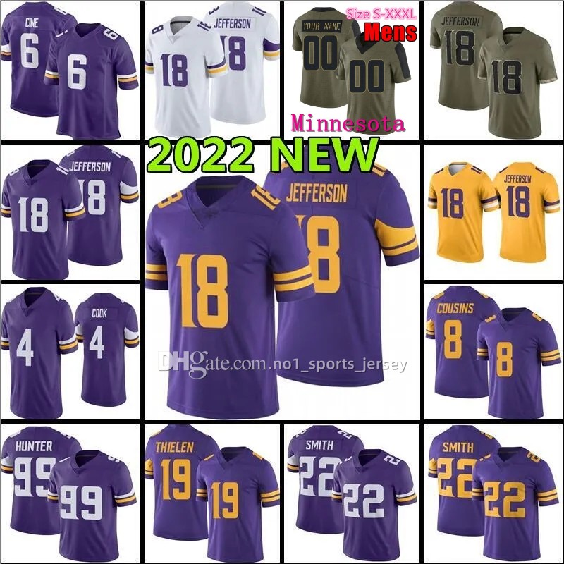 Jersey 18 Justin Jefferson Dalvin Cook Adam Thielen Lewis Cine Kirk Cousins Danielle Hunter Kellen Harrison Smith Minnesota''Vikings''T.J. Hockenson, Youth jersey
Jersey 18 Justin Jefferson Dalvin Cook Adam Thielen Lewis Cine Kirk Cousins Danielle Hunter Kellen Harrison Smith Minnesota''Vikings''T.J. Hockenson, Youth jersey