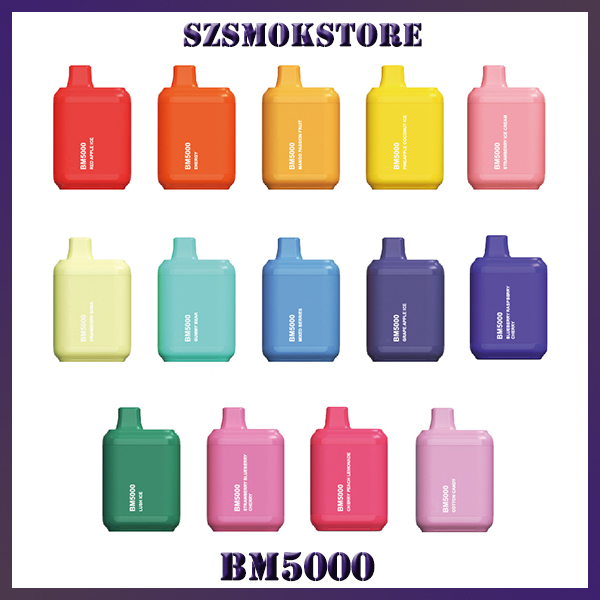 BM5000 Disposable E cigarettes 5000 Puffs Vape Pen 14ml Prefilled Mesh Coil Cartridges Pod 650mAh Rechargeable Battery Vaporizer elux bang randm escobar
BM5000 Disposable E cigarettes 5000 Puffs Vape Pen 14ml Prefilled Mesh Coil Cartridges Pod 650mAh Rechargeable Battery Vaporizer elux bang randm escobar