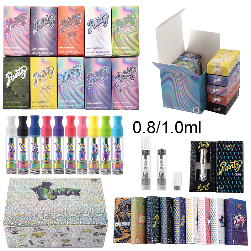 Runtz Vape Cartridges Packaging 0.8ml 1ml Ceramic Coil Atomizers Runty Thick Oil Vaporizer Dab Pen Vapes 510 Thread Carts
Runtz Vape Cartridges Packaging 0.8ml 1ml Ceramic Coil Atomizers Runty Thick Oil Vaporizer Dab Pen Vapes 510 Thread Carts