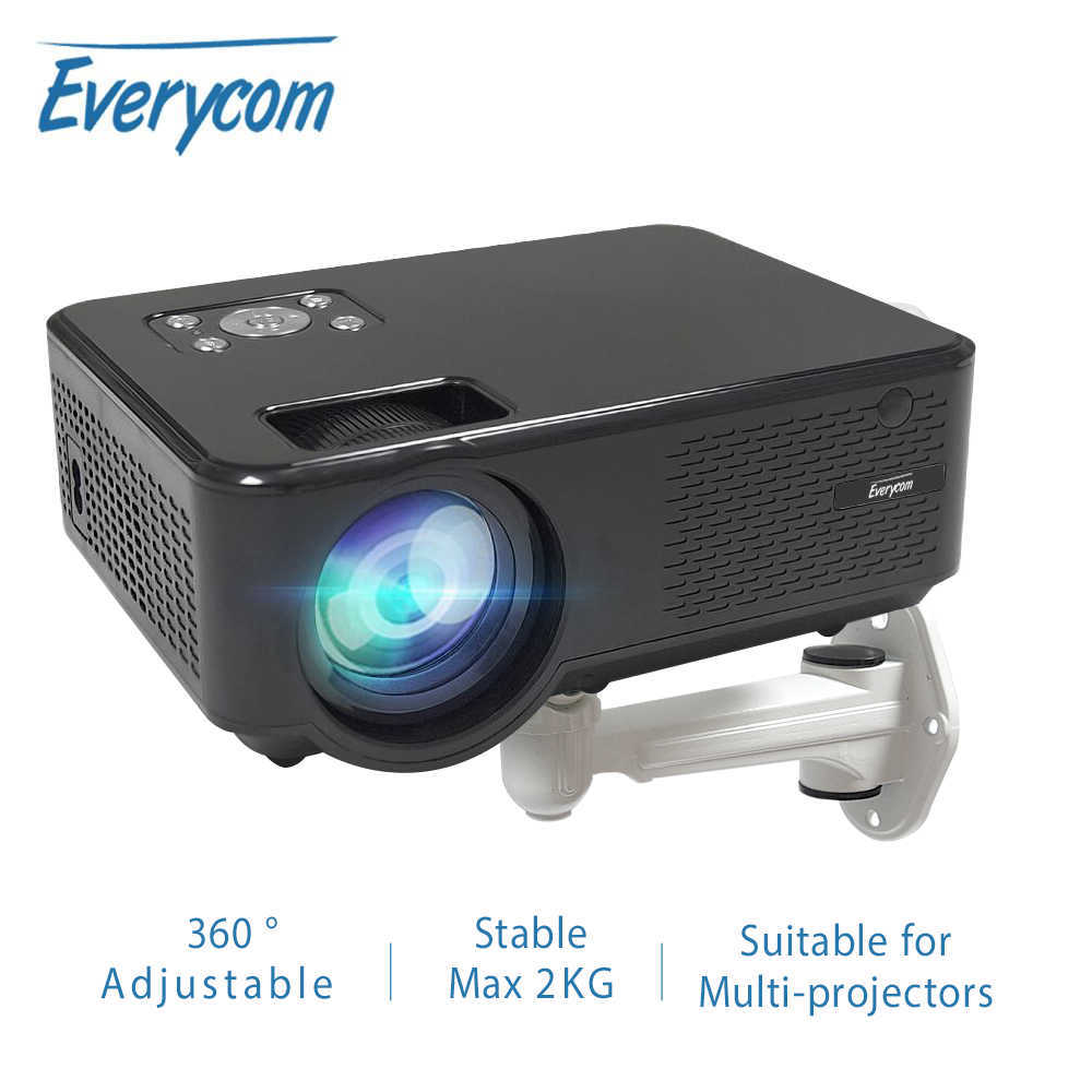 Projectors Everycom Projector Wall Ceiling Mount 360 Angle Mini Projector Bracket Holder Loading 2KG for LED Projector Adjustable hanger T221216
Projectors Everycom Projector Wall Ceiling Mount 360 Angle Mini Projector Bracket Holder Loading 2KG for LED Projector Adjustable hanger T221216