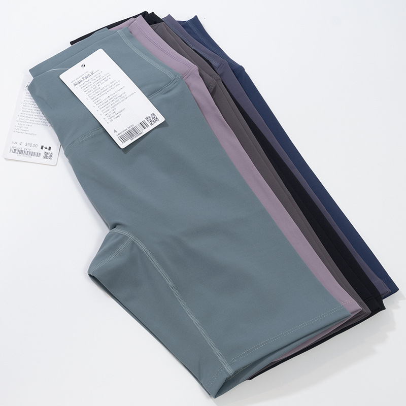 Yoga Outfit Womens Shorts Running Close-Fitting Pants Exercise Adult High Waist Fitness Wear Girls Elastic Skinny Pants Sportswear