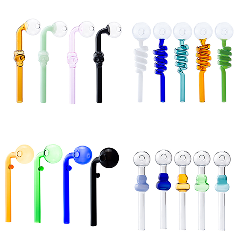 CSYC Y033 Multi-colors Glass Pipes Curved Oil Burners About 14cm length 30mm Diameter Good Airflow Smoking Pipe
CSYC Y033 Multi-colors Glass Pipes Curved Oil Burners About 14cm length 30mm Diameter Good Airflow Smoking Pipe
