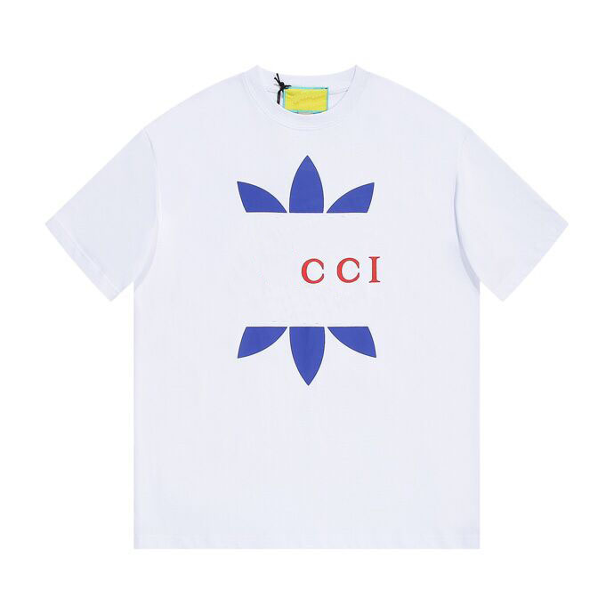 2023 Designer Letter Print Men's T-Shirt Street Hip Hop High Street Short Sleeve Women's T-Shirt Fashion Couple Sweatshirt g55m7