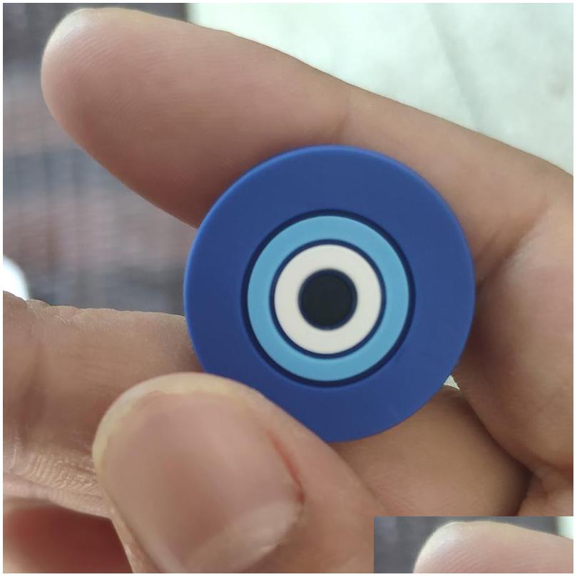 Shoe Parts Accessories Wholesale Evil Eye Clog Charms Clog Shoes For Wristband Bracelet Decoration Xmas Party Gifts Drop Delivery Dhpt3