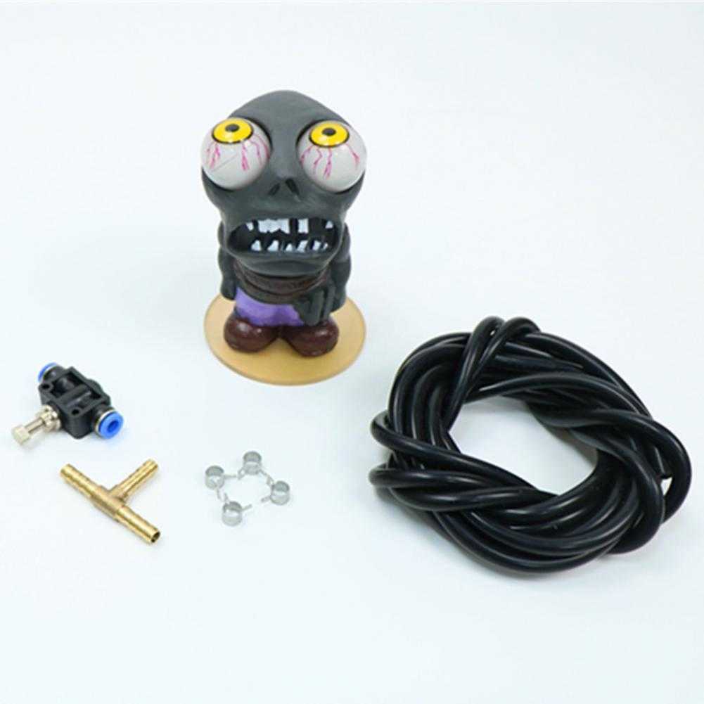 Interior Decorations Halloween Eye Popping Doll Rubber Turbo Car Boost Violent Zombie Decompress Release Pressure Turbocharge T221215