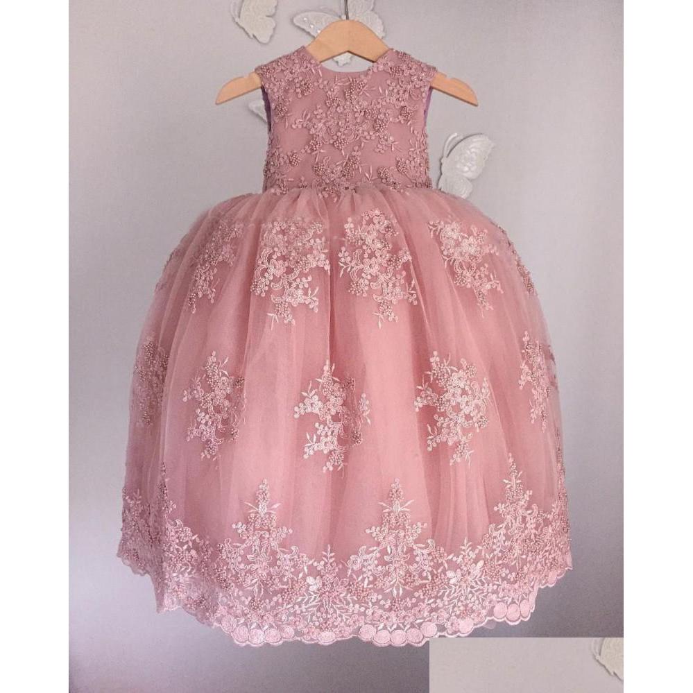 Flower Girls' Dresses Real Images Tle Ball Gown Girl Blush Pink Sweety Pageant Gowns Vintage Bead Girls Dress With Big Bow Back Drop Dhd7W, Yellow
Flower Girls' Dresses Real Images Tle Ball Gown Girl Blush Pink Sweety Pageant Gowns Vintage Bead Girls Dress With Big Bow Back Drop Dhd7W, Yellow
