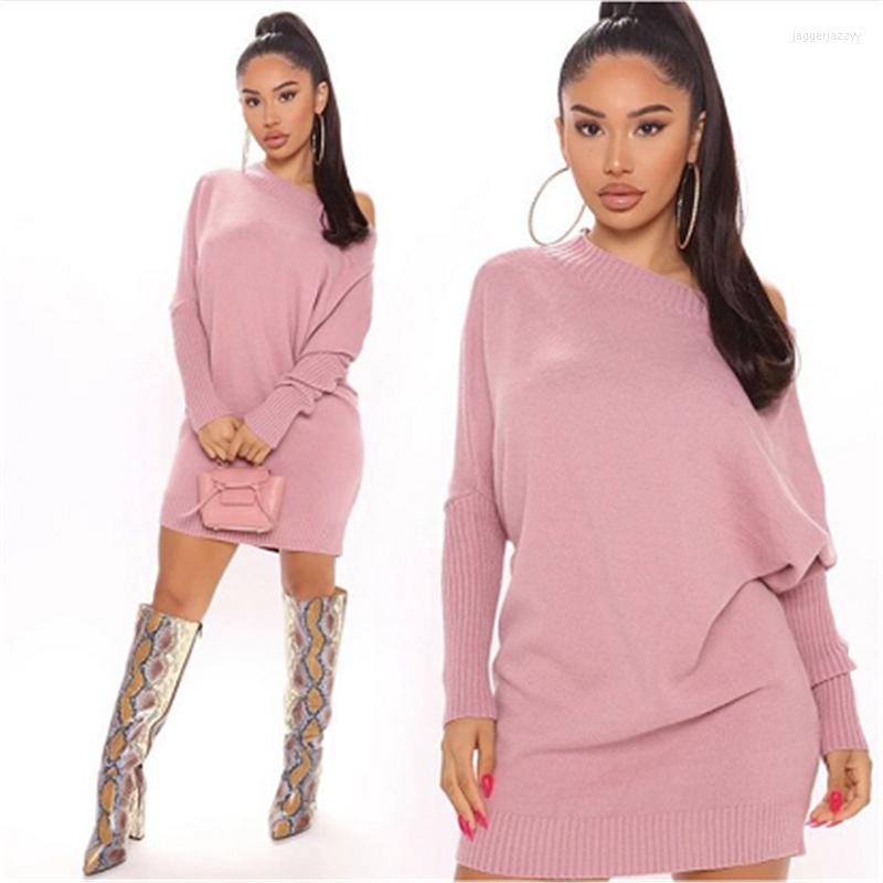 Casual Dresses On Sale Autumn Winter Chic Sexy Lady Knitting Short Mini Dress Solid Color Long Sleeve Sweater For Women Clothes, Pink
Casual Dresses On Sale Autumn Winter Chic Sexy Lady Knitting Short Mini Dress Solid Color Long Sleeve Sweater For Women Clothes, Pink