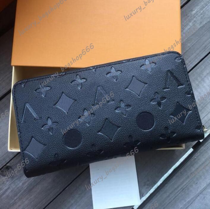 Fashion long wallet Black empreinte womens high quality louis clutch lady ladies pu leather single zipper lv wallets classical corn vuitton purse card holder 60017, Embossing black
Fashion long wallet Black empreinte womens high quality louis clutch lady ladies pu leather single zipper lv wallets classical corn vuitton purse card holder 60017, Embossing black
