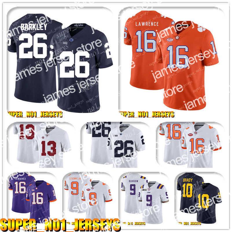 Football Jerseys Football Jerseys 5-24 NCAA 26 Saquon Barkley 16 Trevor Lawrence Clemson Tigers College Football Jersey Tua Tagovailoa Dan Marino Josh Rosen
Football Jerseys Football Jerseys 5-24 NCAA 26 Saquon Barkley 16 Trevor Lawrence Clemson Tigers College Football Jersey Tua Tagovailoa Dan Marino Josh Rosen