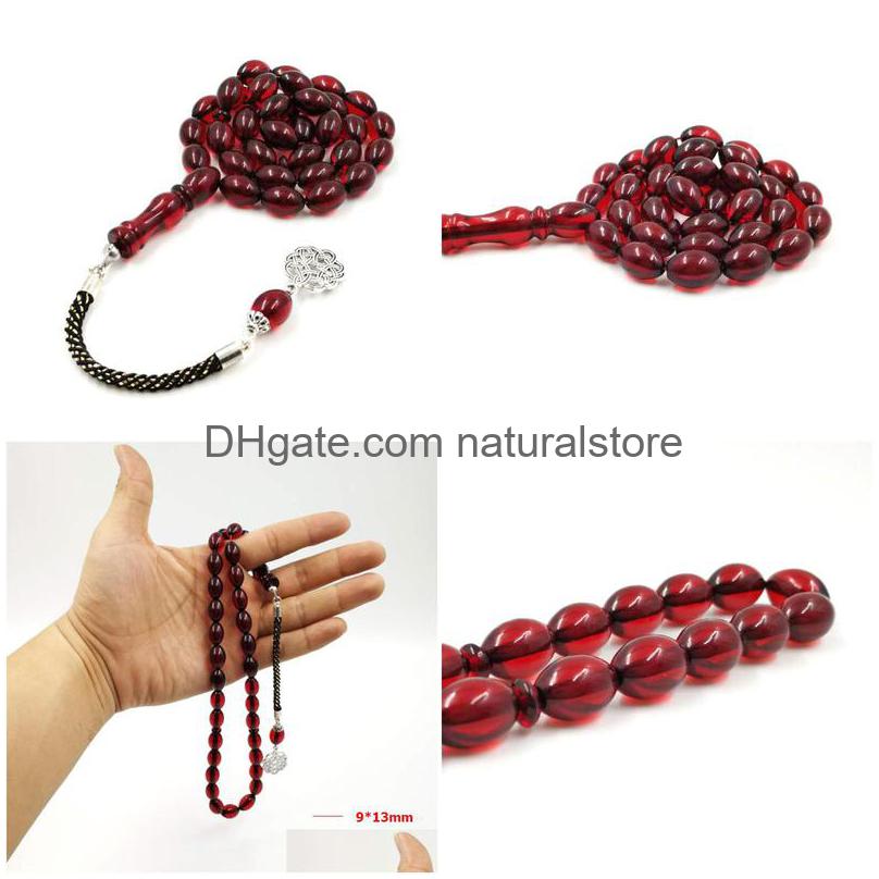 Charm Bracelets Red Resin Tasbih Muslim Bracelet 33 Bead Rosary Beads Tarbons Islamic Tespih Arabic Mens Accessories Drop Delivery Je Dhju6
Charm Bracelets Red Resin Tasbih Muslim Bracelet 33 Bead Rosary Beads Tarbons Islamic Tespih Arabic Mens Accessories Drop Delivery Je Dhju6
