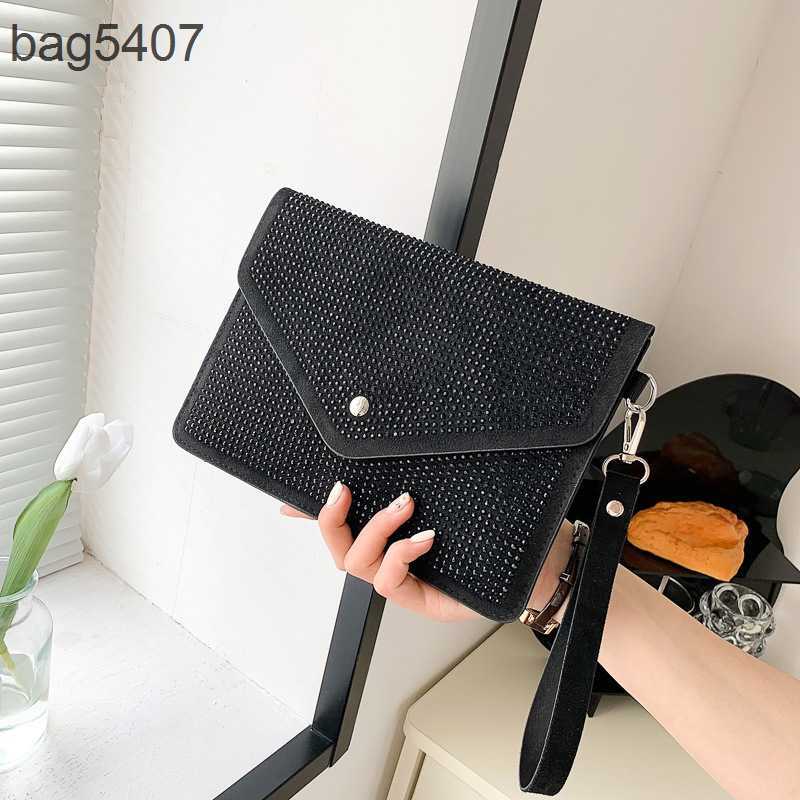 2023 Fashion Diamond Bag 80% Discount Wholesale and Retail New Summer Foreign Style Simple Women's One Shoulder Handheld Envelope, Black7
2023 Fashion Diamond Bag 80% Discount Wholesale and Retail New Summer Foreign Style Simple Women's One Shoulder Handheld Envelope, Black7