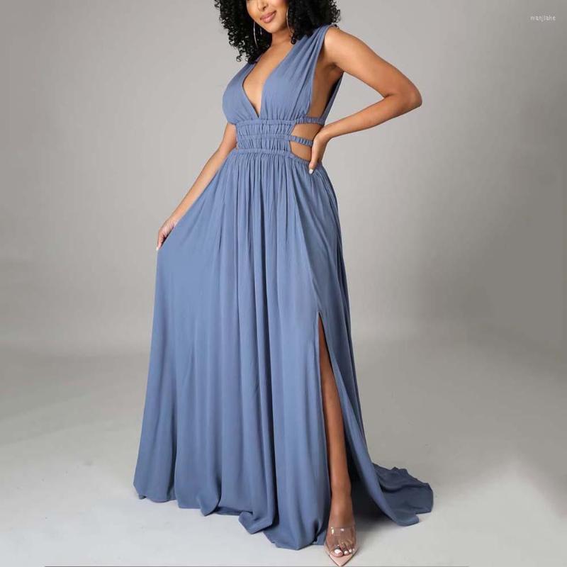 Casual Dresses Summer For Women Deep V Neck Sleeveless High Waisted Backless Floor Length Elegant Evening Night Party Long Dress, White dress
Casual Dresses Summer For Women Deep V Neck Sleeveless High Waisted Backless Floor Length Elegant Evening Night Party Long Dress, White dress