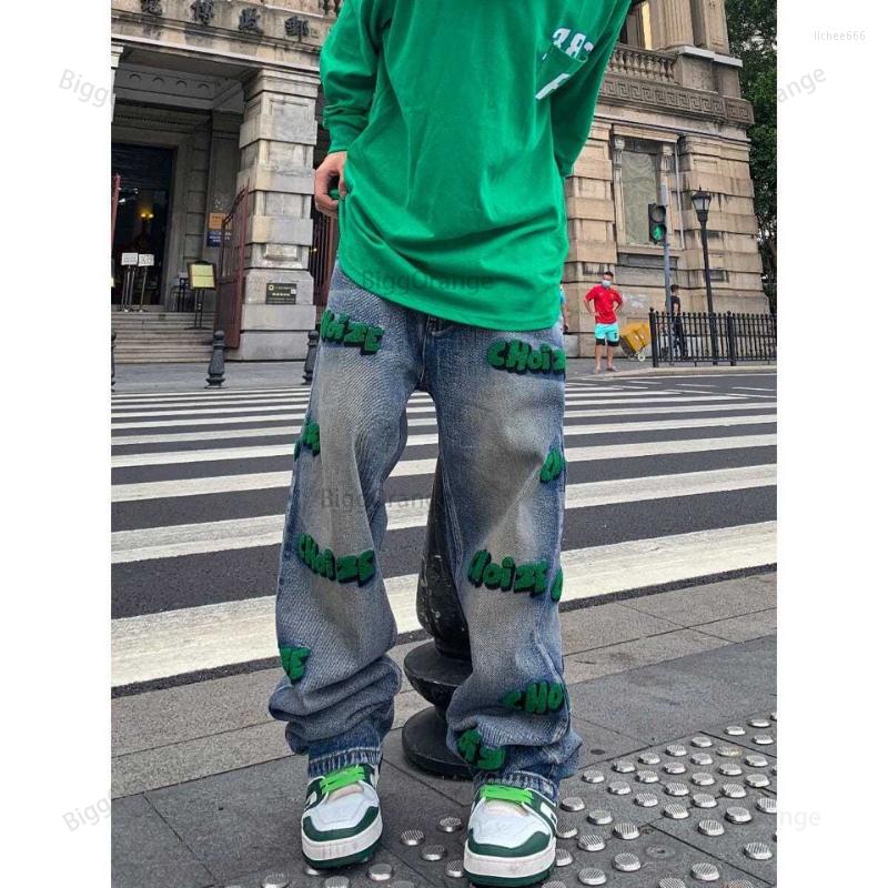 Men' Jeans 2023 American Retro High Street Letters Embroidered Washed For Mens And Womens Y2K Loose Straight All-match Denim Trousers
Men' Jeans 2023 American Retro High Street Letters Embroidered Washed For Mens And Womens Y2K Loose Straight All-match Denim Trousers