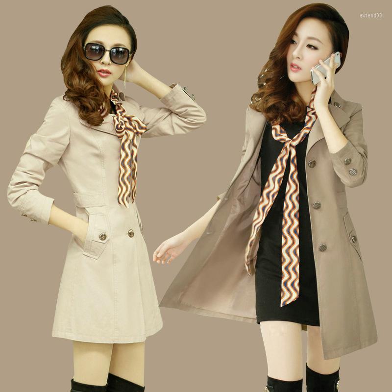 Women's Trench Coats Windbreaker Jacket Female Spring Solid Color Single-breasted Long Fashion Slim OL Temperament Commuter Coat, .1
Women's Trench Coats Windbreaker Jacket Female Spring Solid Color Single-breasted Long Fashion Slim OL Temperament Commuter Coat, .1