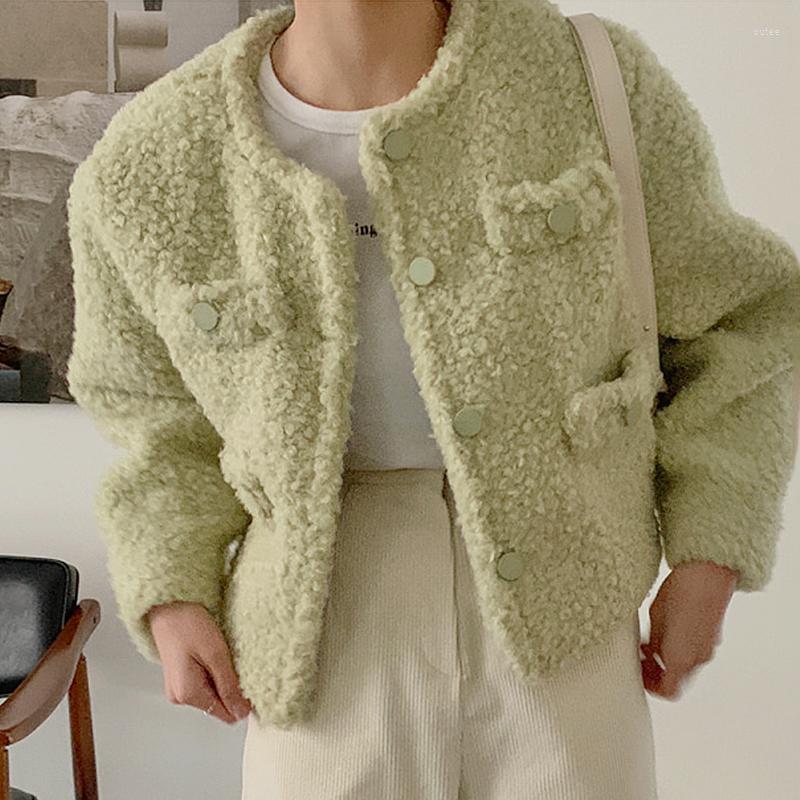 Women's Jackets Autumn Winter Long Sleeve Furry Coat Women Korean Fashion Loose O-neck Single Breasted Casual Short Jacket Ladies Outerwear, Picture color
Women's Jackets Autumn Winter Long Sleeve Furry Coat Women Korean Fashion Loose O-neck Single Breasted Casual Short Jacket Ladies Outerwear, Picture color