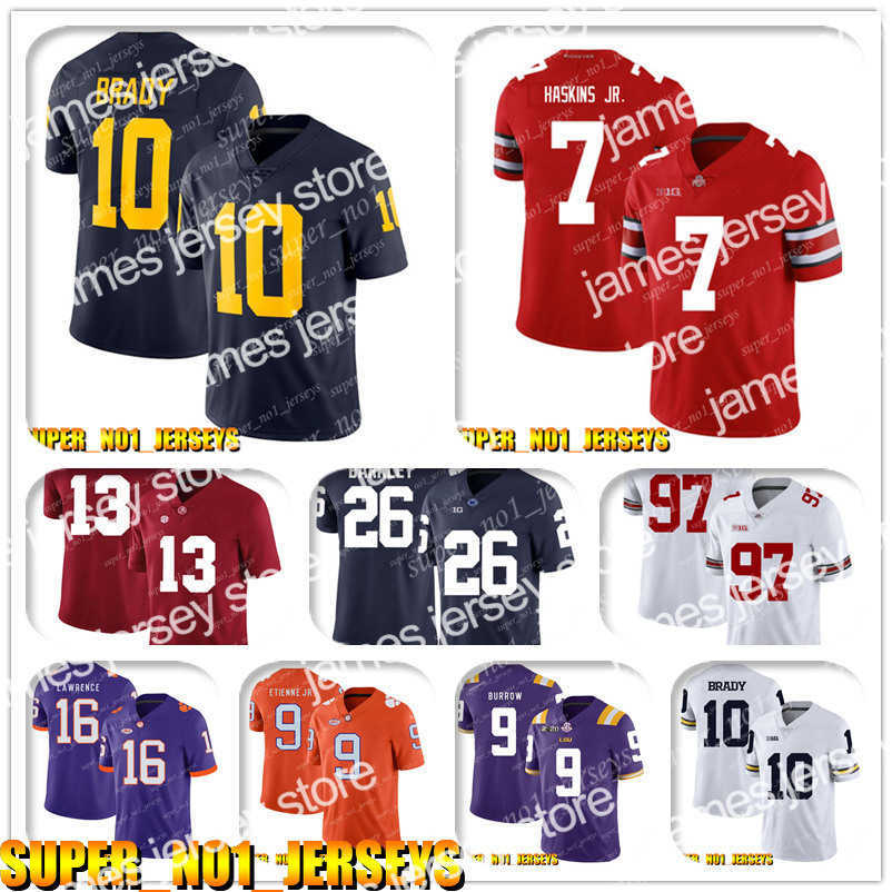 Football Jerseys Football Jerseys 5-24 NCAA 10 Tom Brady Dwayne Haskins Jr Ohio State Buckeyes College Football Jersey Jerry Jeudy Von Miller Phillip Lindsay
Football Jerseys Football Jerseys 5-24 NCAA 10 Tom Brady Dwayne Haskins Jr Ohio State Buckeyes College Football Jersey Jerry Jeudy Von Miller Phillip Lindsay
