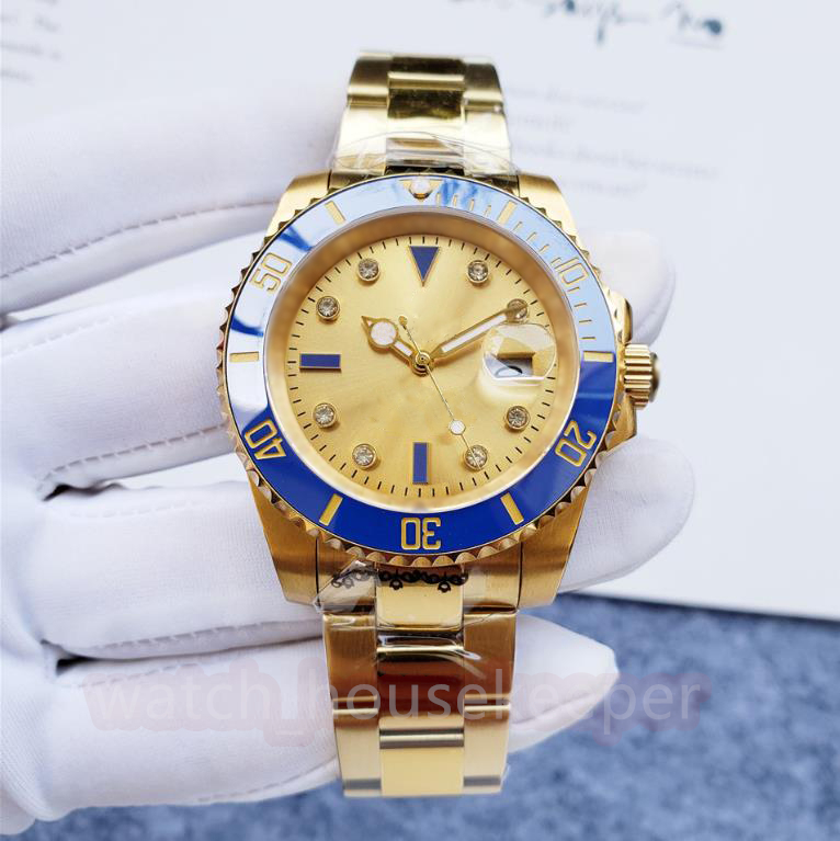 Fashion men's watch 40mm u1 automatic mechanical gold stainless steel 904L luminous waterproof calendar watch, Tool
Fashion men's watch 40mm u1 automatic mechanical gold stainless steel 904L luminous waterproof calendar watch, Tool