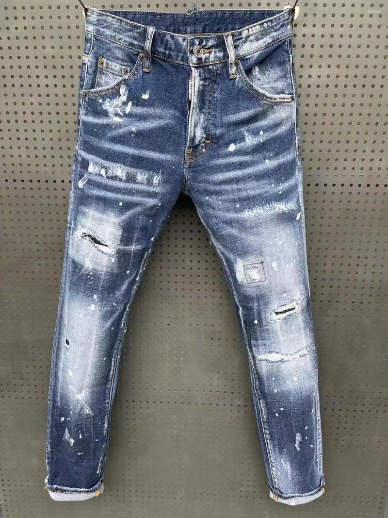 Men's Jeans Ad0359 Fashion Men's 2022 Runway Luxury European Design Party Style Clothing, Blue
Men's Jeans Ad0359 Fashion Men's 2022 Runway Luxury European Design Party Style Clothing, Blue