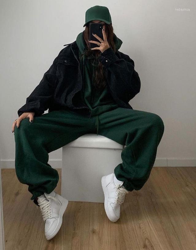 Running Sets RAINBOW SHADES Women Cotton Fleece Solid Hoodies And Pants Casual Loose Hooded Sweatpants Suit, Red pants
Running Sets RAINBOW SHADES Women Cotton Fleece Solid Hoodies And Pants Casual Loose Hooded Sweatpants Suit, Red pants