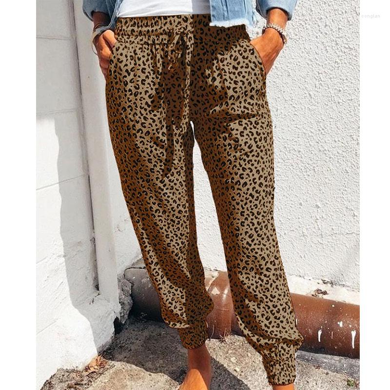 Women' Pants Europe America Autumn Streetwear Brown Women High Waist Loose Leopard Print Casual Sweatpants Pantalon Femme 24062
Women' Pants Europe America Autumn Streetwear Brown Women High Waist Loose Leopard Print Casual Sweatpants Pantalon Femme 24062