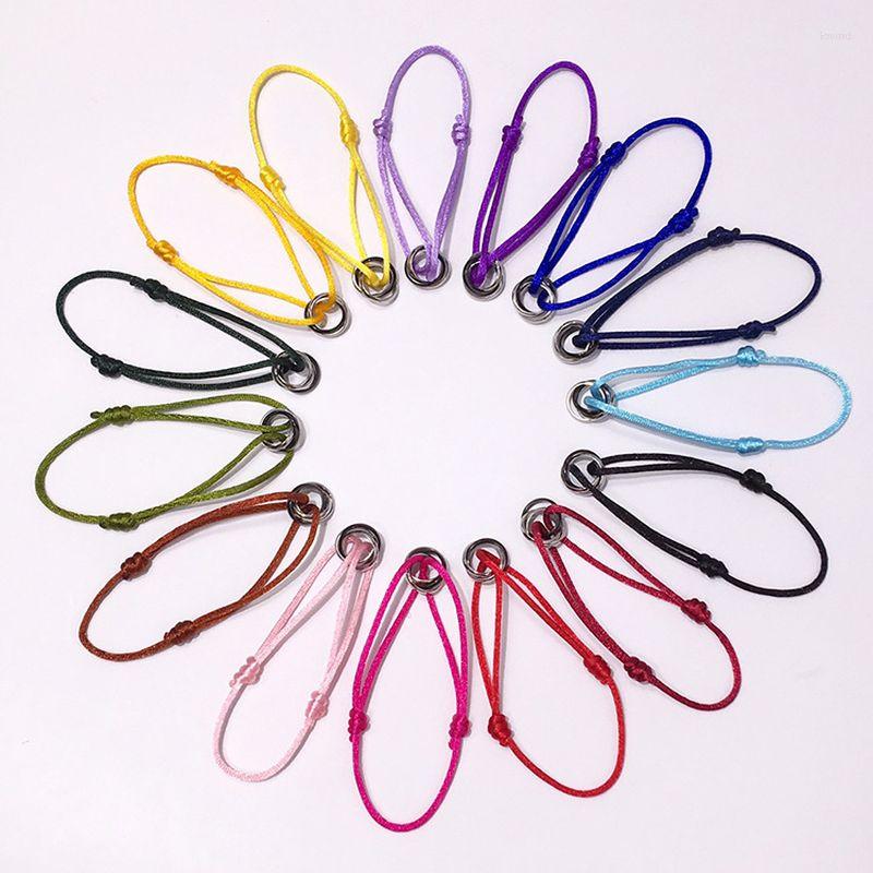 Link Bracelets Stainless Steel Bracelet 3 Metal Buckle Ribbon Lace Up Chain Multicolor Adjustable Rope Couple For Women Men Jewelry
Link Bracelets Stainless Steel Bracelet 3 Metal Buckle Ribbon Lace Up Chain Multicolor Adjustable Rope Couple For Women Men Jewelry