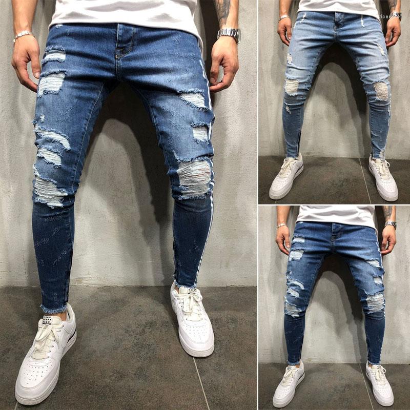 Men' Jeans Men Stretchy Ripped Skinny Destroyed Taped Patch Slim Denim Blue Jean Pants Side Strip Fitn Korean
Men' Jeans Men Stretchy Ripped Skinny Destroyed Taped Patch Slim Denim Blue Jean Pants Side Strip Fitn Korean