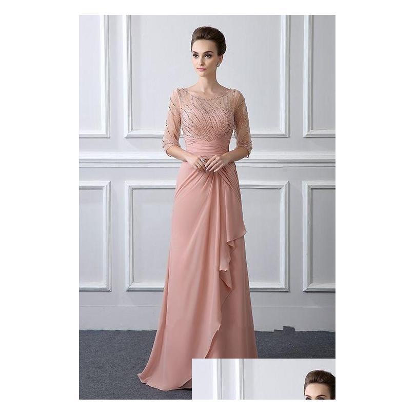 Mother'S Dresses Beading Mother Of The Bride Dress With Sheer Sleeves Pastels Wedding Guest Gowns Plus Size Mothers Party Evening Dr Dh3O1
Mother'S Dresses Beading Mother Of The Bride Dress With Sheer Sleeves Pastels Wedding Guest Gowns Plus Size Mothers Party Evening Dr Dh3O1