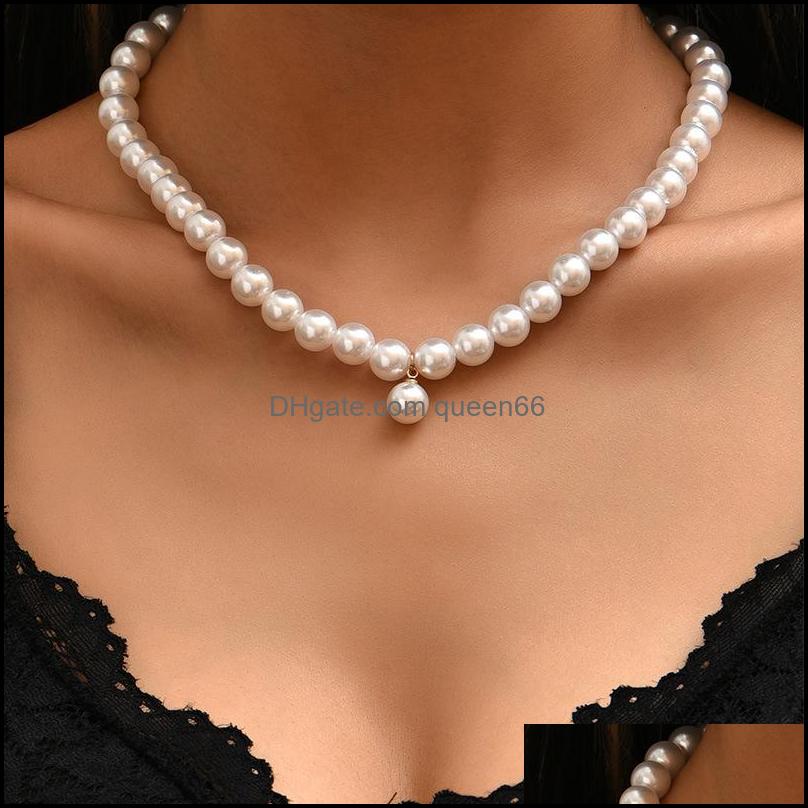 Chokers Fashion Imitation Pearl Choker Necklace For Women Sweet Party Wedding Jewelry Gifts Drop Delivery Necklaces Pendants Oteu2
Chokers Fashion Imitation Pearl Choker Necklace For Women Sweet Party Wedding Jewelry Gifts Drop Delivery Necklaces Pendants Oteu2