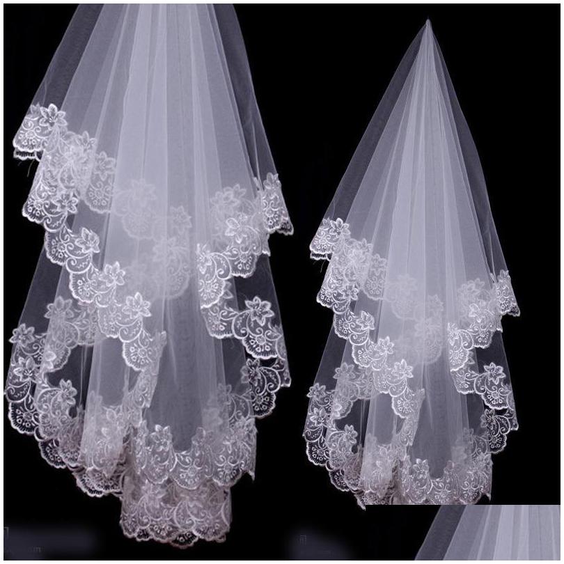 Bridal Veils Lace Edge Wedding Accessories 1.5 Meters Long White And Ivory Drop Delivery Party Events Dhqcp
Bridal Veils Lace Edge Wedding Accessories 1.5 Meters Long White And Ivory Drop Delivery Party Events Dhqcp