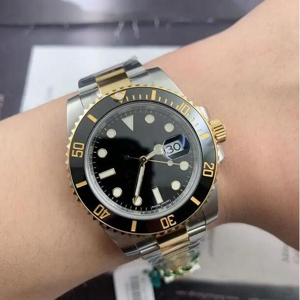 classic MAN watch Stainless steel luxury watch automatic wristwatch male clock Fashion business New watches r55