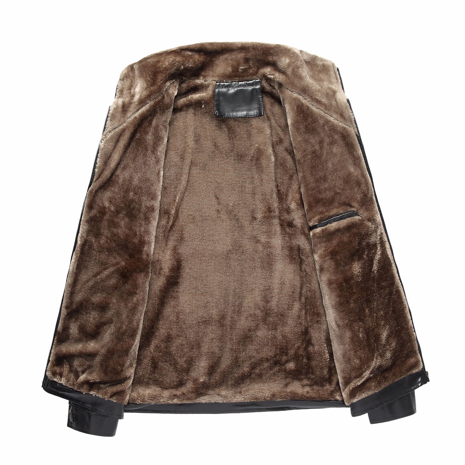 Fashion Men Clothes Spring Genuine Leather Jacket Zipper Coat Autumn Sheepskin Coat