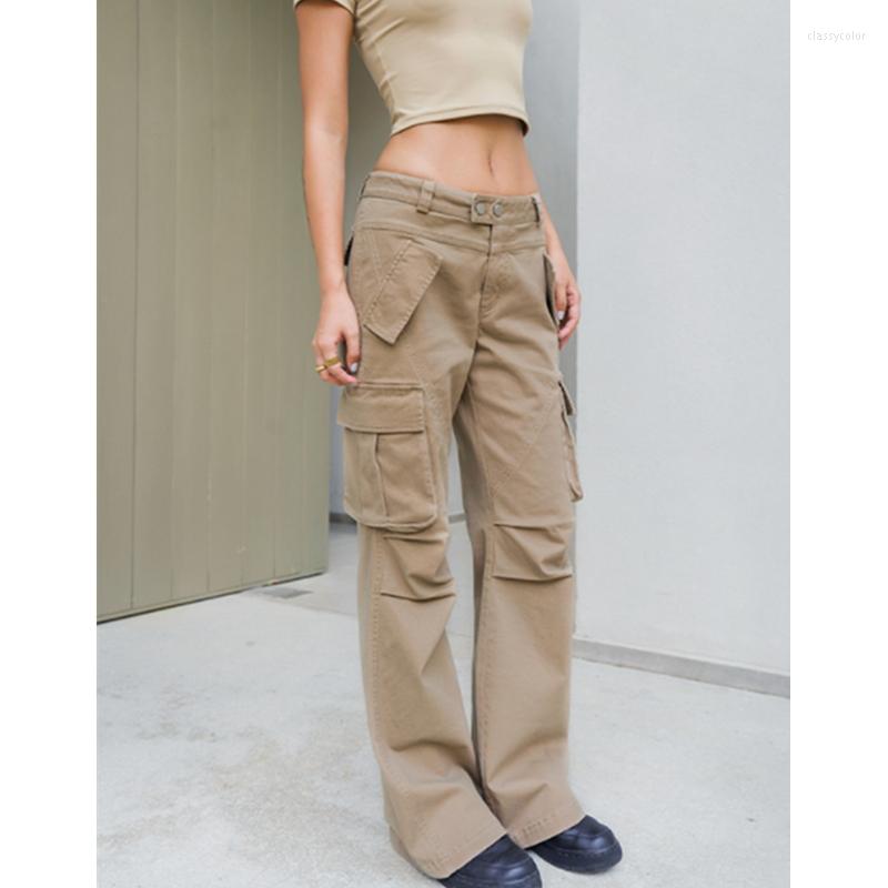 Women' Pants Xingqing Grunge Y2k Low Rise Straight Leg Trousers With Pockets Vintage Aesthetic Women Solid Color Sweatpants Streetwear, As photo shows
Women' Pants Xingqing Grunge Y2k Low Rise Straight Leg Trousers With Pockets Vintage Aesthetic Women Solid Color Sweatpants Streetwear, As photo shows