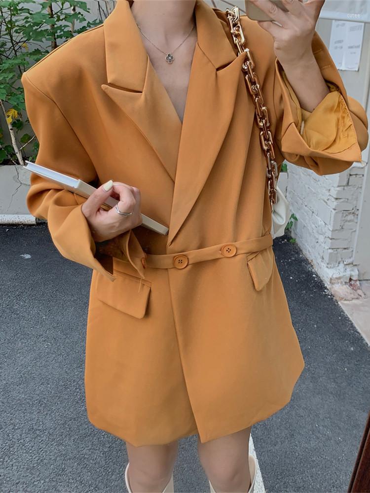 Women's Suits Autumn Women's Blazer 2022 Korean Style Long Sleeve Double Breasted Turn Down Collar Suit Jacket Ladies Loose Casual Coat, Black
Women's Suits Autumn Women's Blazer 2022 Korean Style Long Sleeve Double Breasted Turn Down Collar Suit Jacket Ladies Loose Casual Coat, Black