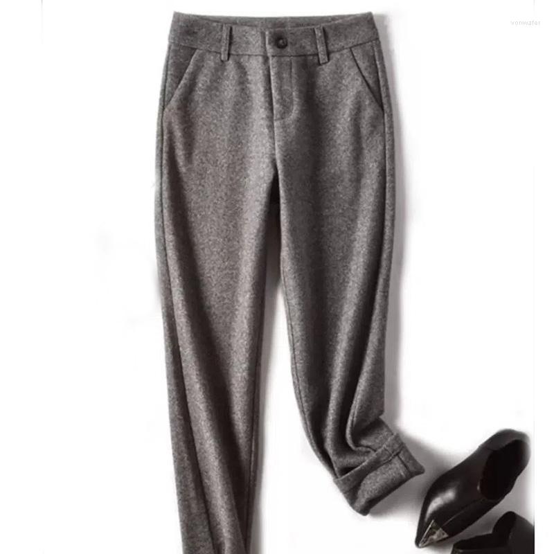 Women' Pants High Waist Woolen Harun For Women 2022 Autumn And Winter Korean Version Solid Loose Thickened Straight Casual, Gray
Women' Pants High Waist Woolen Harun For Women 2022 Autumn And Winter Korean Version Solid Loose Thickened Straight Casual, Gray