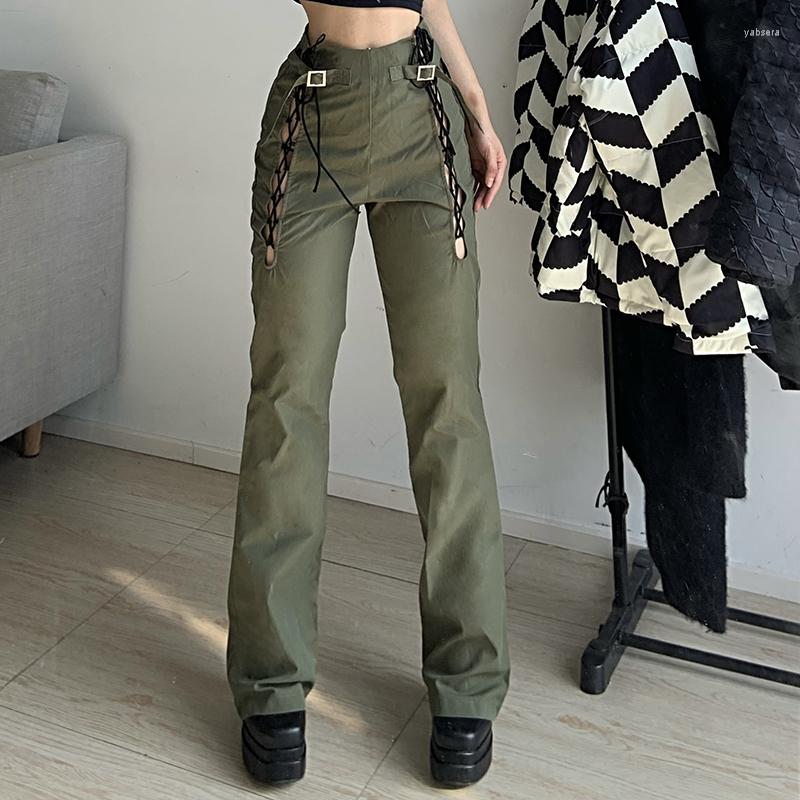 Women' Pants Hirigin Hollow Out Chic Fashion Retro Straight Y2k Streetwear Harajuku Sweatpants Joggers Vintage Solid Capris 2000s, As photo shows
Women' Pants Hirigin Hollow Out Chic Fashion Retro Straight Y2k Streetwear Harajuku Sweatpants Joggers Vintage Solid Capris 2000s, As photo shows