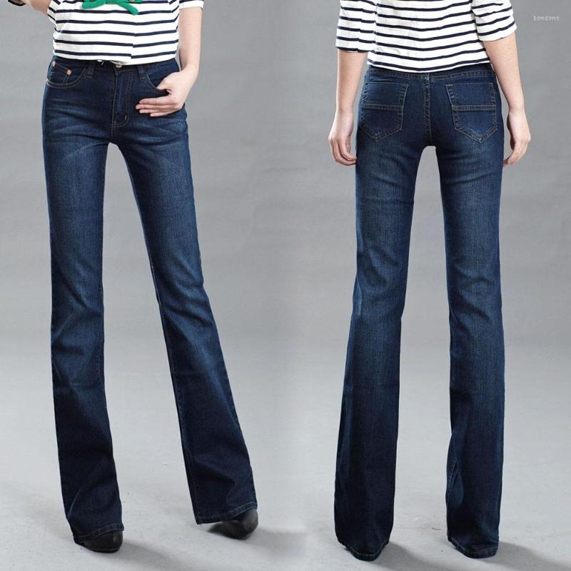 Women's Jeans Promotion High Quality Women's Slim Mid Waist Boot Cut Fashion Bell Bottom Trousers Comfortable Flares Fants Dark Blue
Women's Jeans Promotion High Quality Women's Slim Mid Waist Boot Cut Fashion Bell Bottom Trousers Comfortable Flares Fants Dark Blue