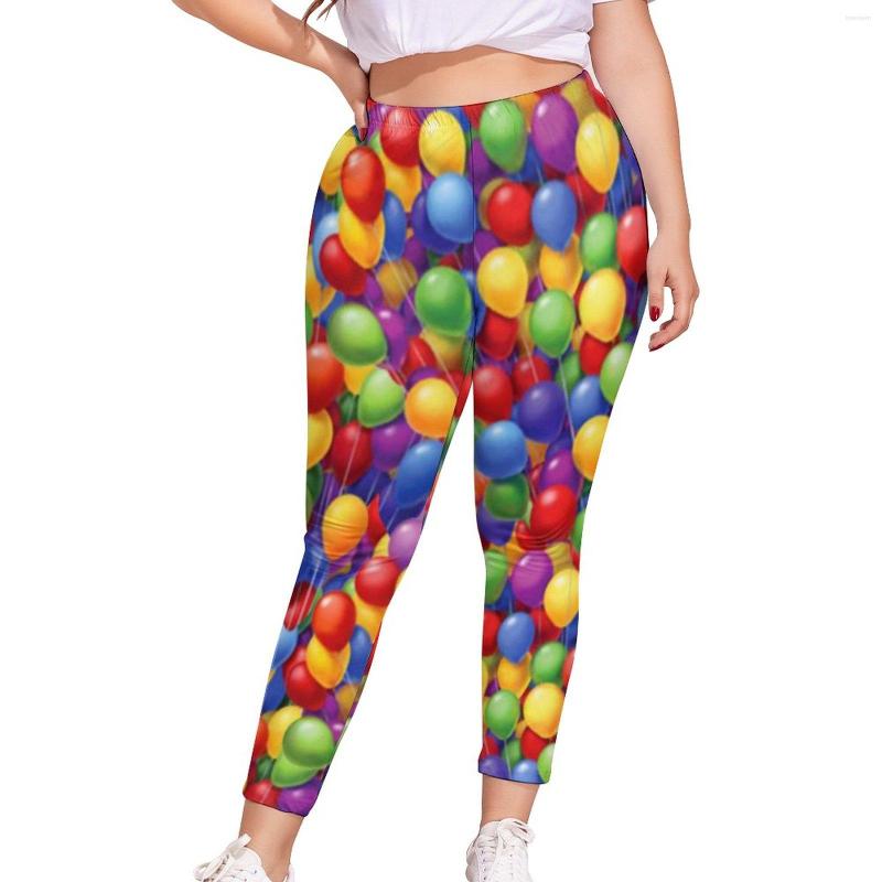 Women's Leggings Colorful Balloon Bright Balloons Print Legging Breathable Teens Highwaisted Sports Pants, Style-3
Women's Leggings Colorful Balloon Bright Balloons Print Legging Breathable Teens Highwaisted Sports Pants, Style-3