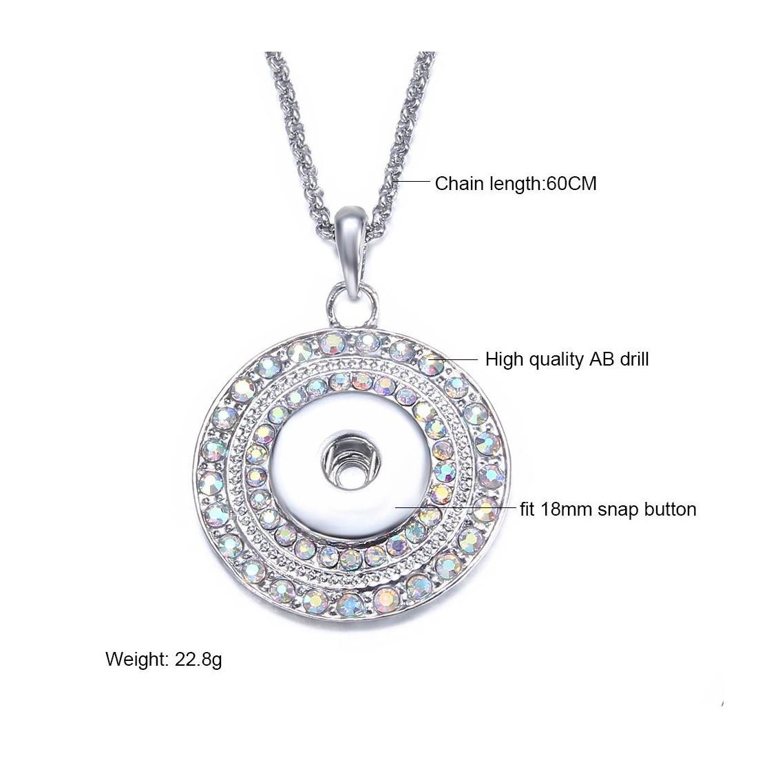Pendant Necklaces Noosa Snap Button Jewelry Crytal Filled Necklace With Link Chain Fit 18Mm Women Drop Delivery Pendants Dhtju
Pendant Necklaces Noosa Snap Button Jewelry Crytal Filled Necklace With Link Chain Fit 18Mm Women Drop Delivery Pendants Dhtju